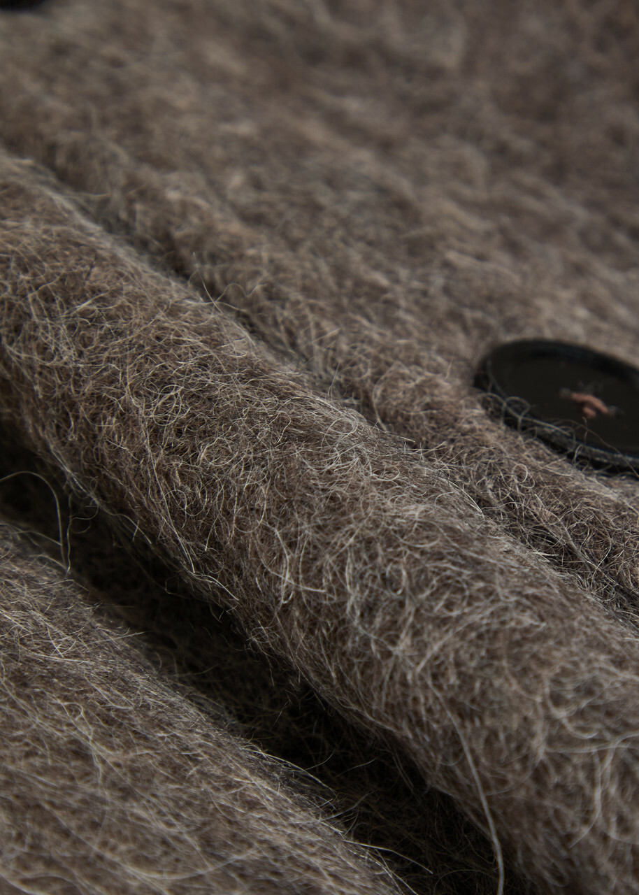 Our Legacy Brushed Knit Cardigan Grey