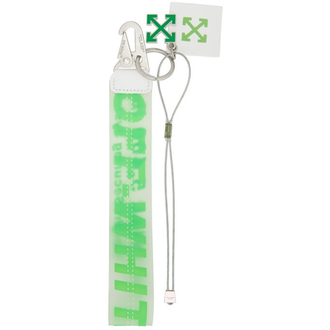 Photo: Off-White SSENSE Exclusive Green Rubber Keychain