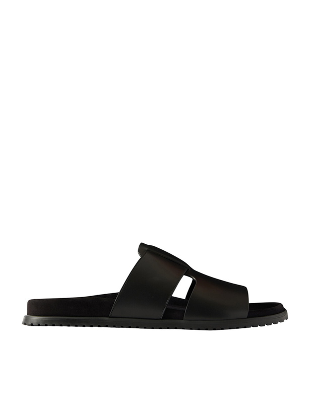 Photo: Dolce&Gabbana - Leather Sandals - Black