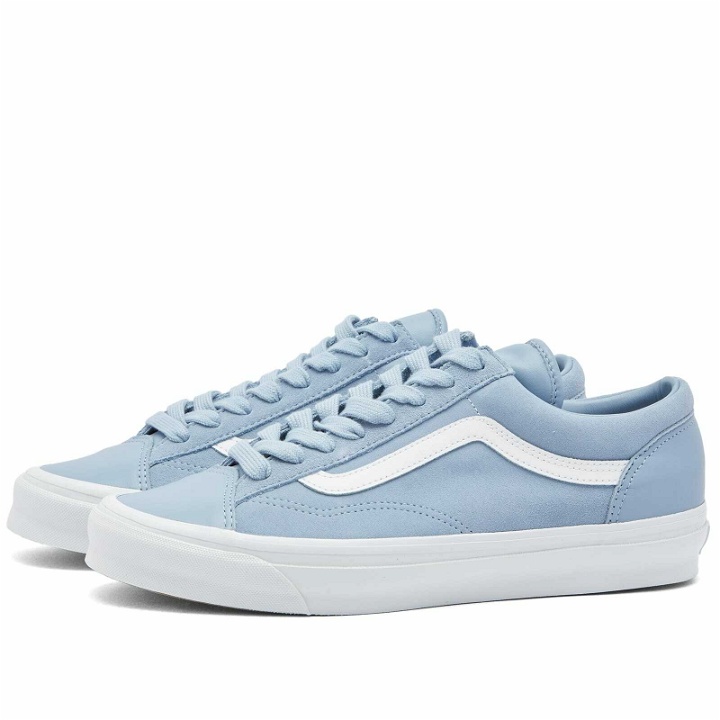 Photo: Vans Vault Men's OG Style 36 LX Sneakers in Suede Leather Dusty Blue