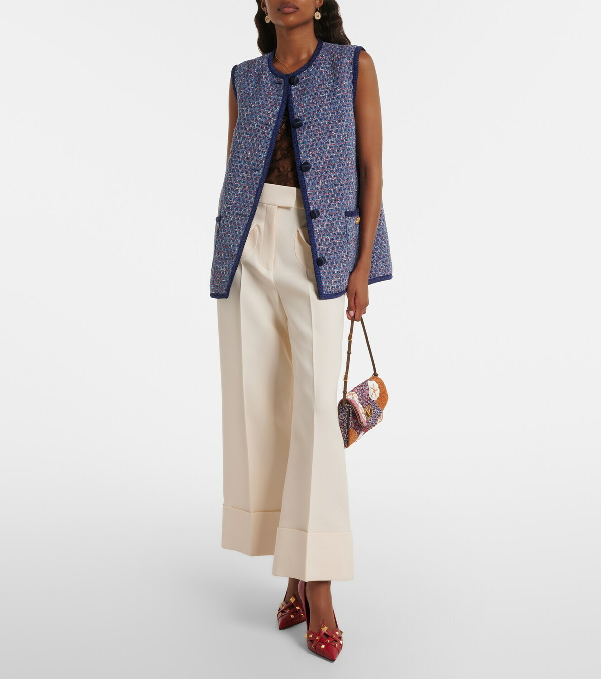 Valentino Tweed vest