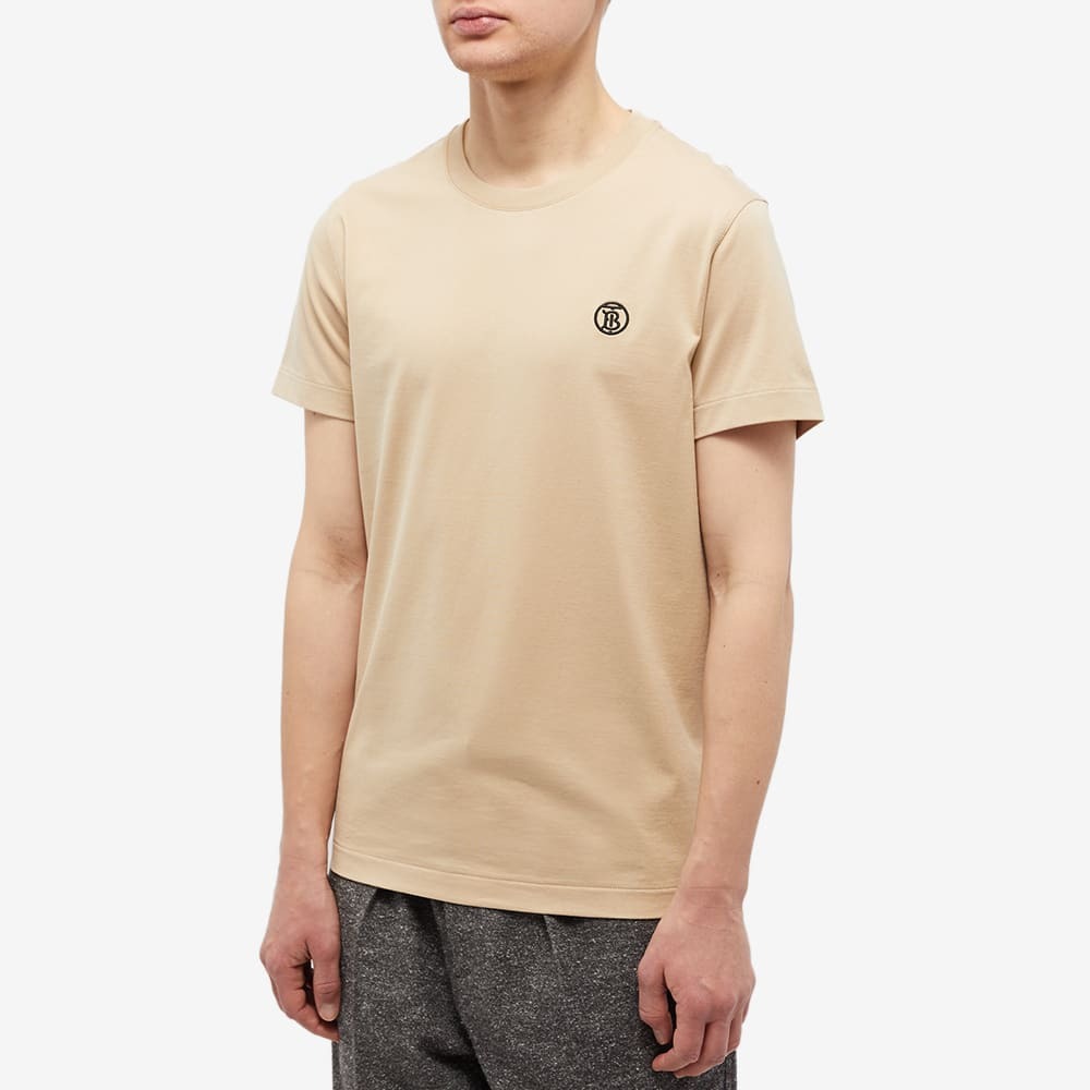 Burberry Men's Parker TB Circle Logo T-Shirt in Soft Fawn