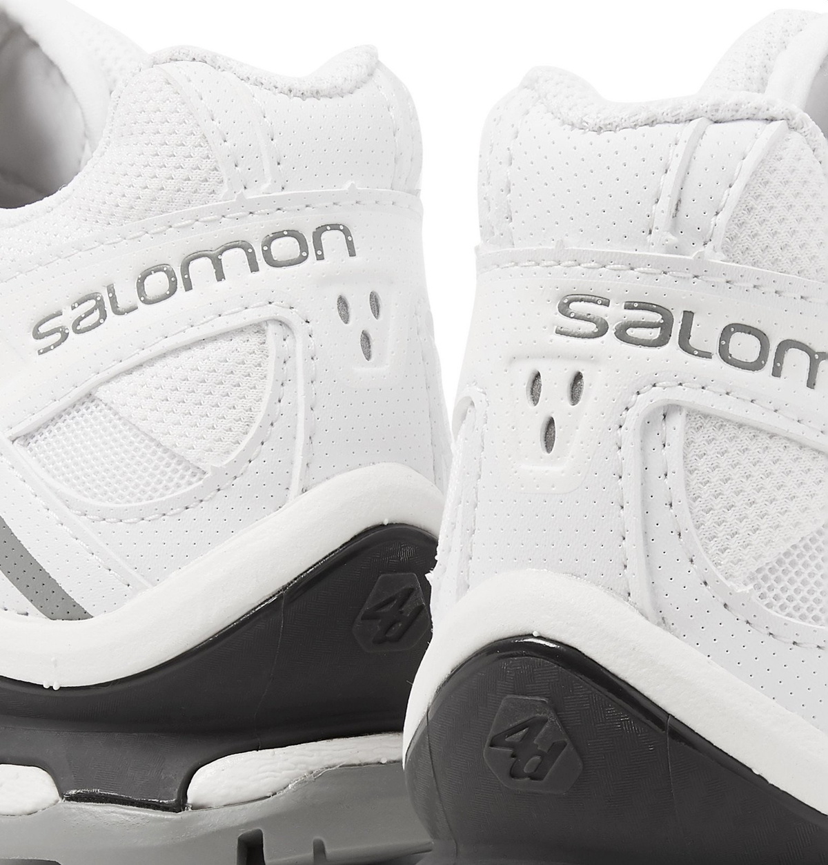 Salomon - XT Quest Advanced Mesh and Leather Running Sneakers - White