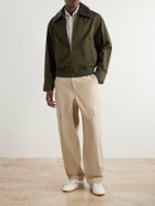 Bottega Veneta - Straight-Leg Cotton-Toile Cargo Trousers - Neutrals