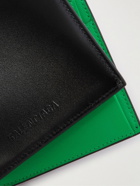 Balenciaga - Logo-Embossed Leather Billfold Wallet