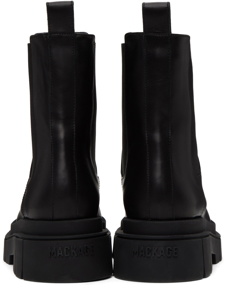 MACKAGE Black Storm Chelsea Boots