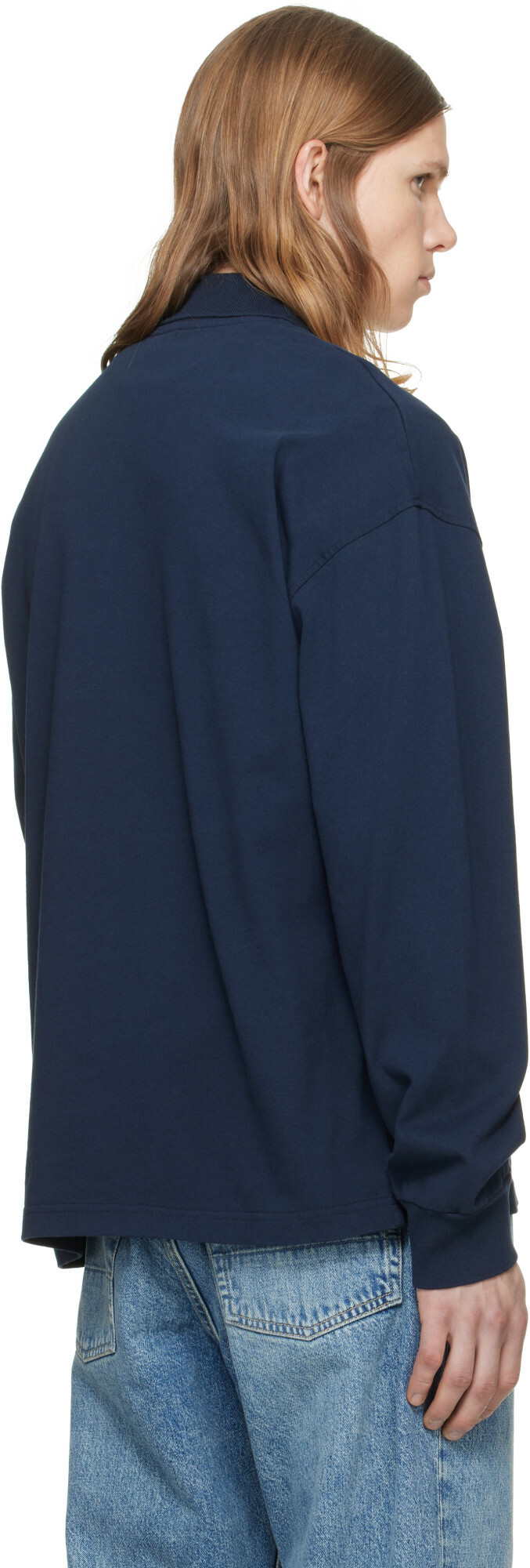 A.P.C. Navy Rugby Polo