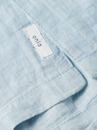 Onia - Camp-Collar Linen Pyjama Shirt - Blue