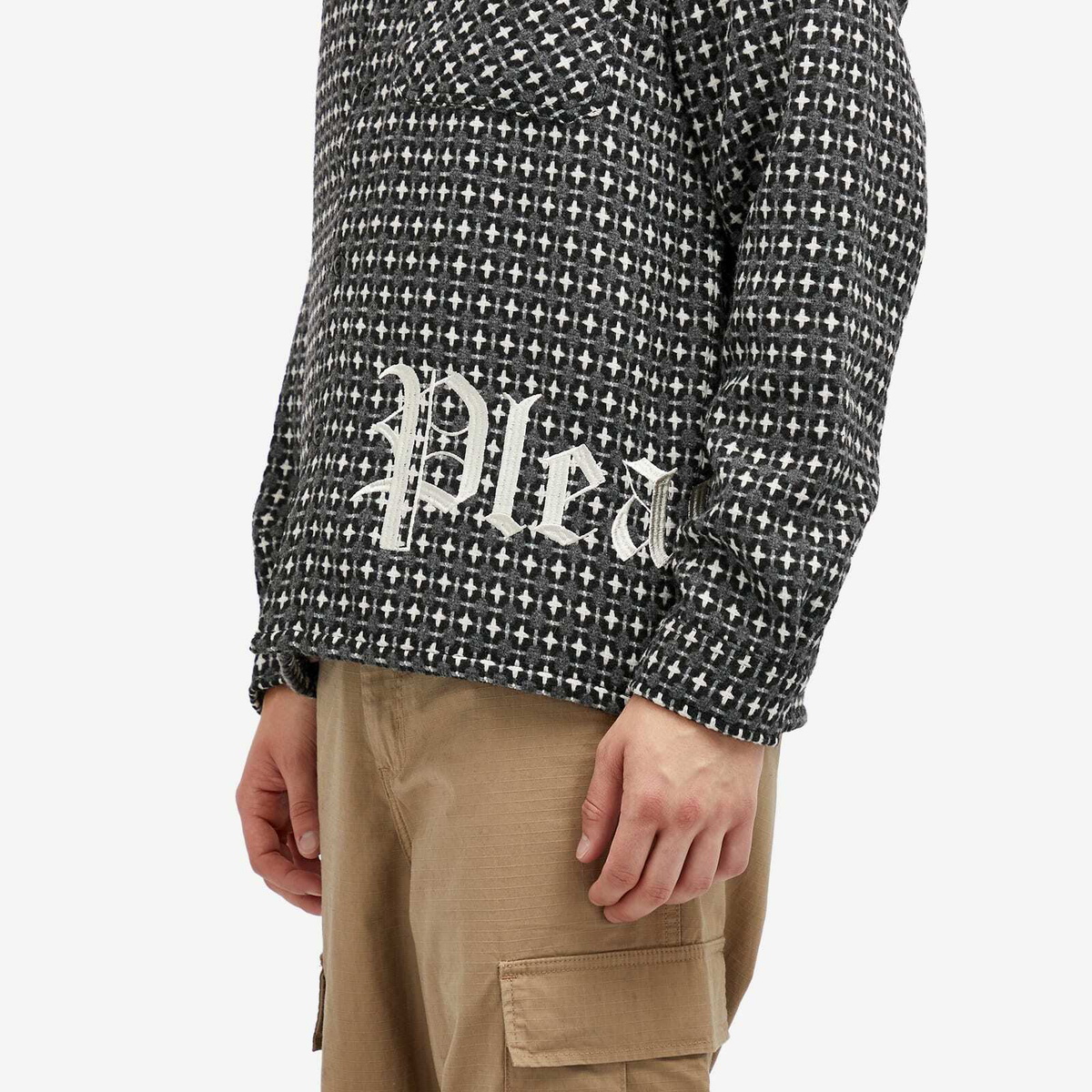 Pleasures Men's Cross Work Shirt in Grey