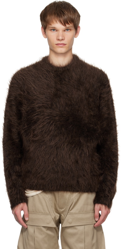 Photo: Mugler Brown Mohair Sweater