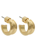 Jenny Bird Mini Lennon 14kt Gold-plated Hoop Earrings - One Size