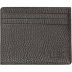 Diesel Brown Grained Leather Card Holder