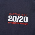 Martine Rose Embroidery Collection Logo Crew Sweat
