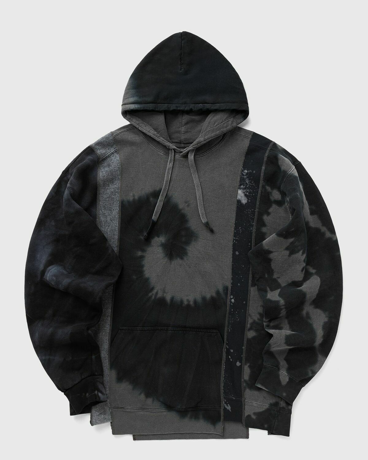 Needles Rebuild by Needles 5 Cut Hoody - Mishmash Black Men