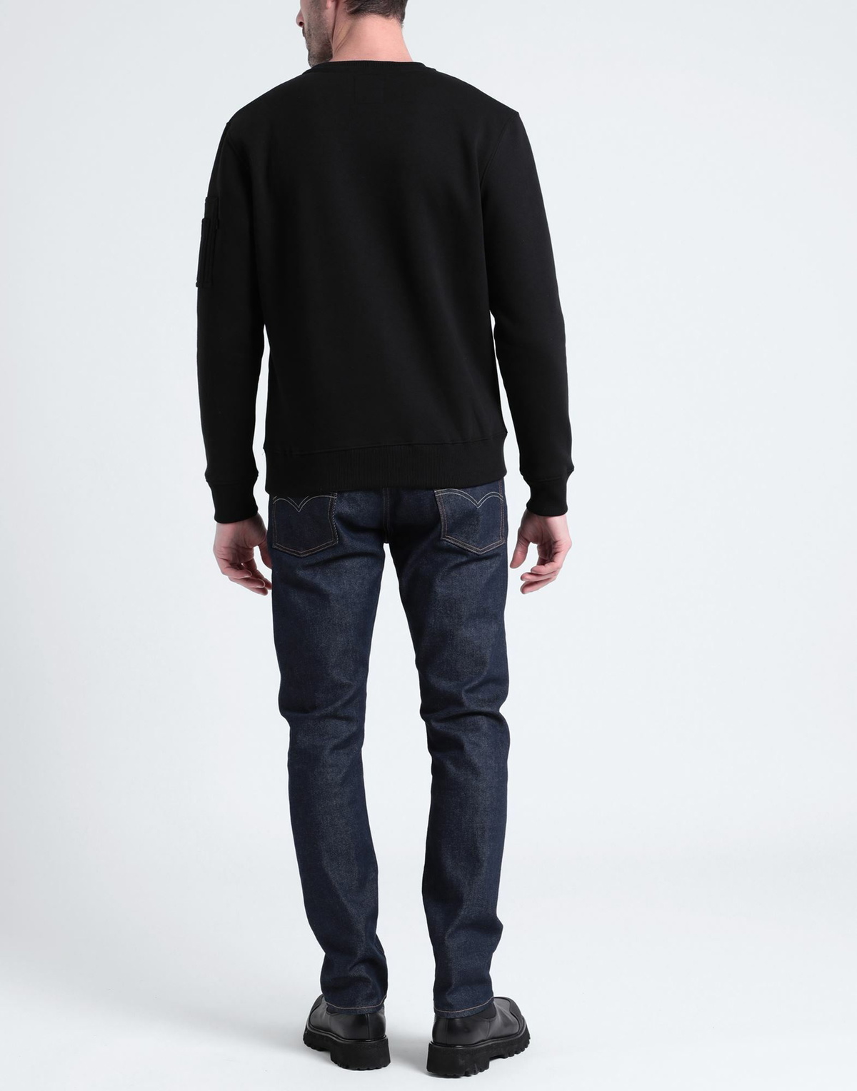 Alpha Industries Mens Sweatshirt in Black
