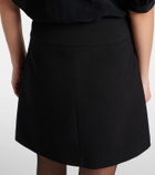 Chloé Wool crêpe miniskirt