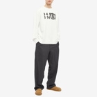 Maison Margiela Men's Zoom Logo Crew Sweat in Off White