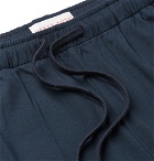 Derek Rose - Basel Stretch-Micro Modal Jersey Drawstring Trousers - Navy