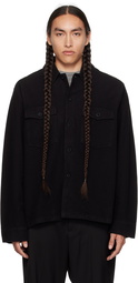 Our Legacy Black Evening Coach Jacket