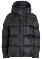 Polo Ralph Lauren Padded Hooded Nylon Jacket Black