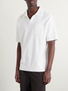 Mr P. - Cotton and Silk-Blend Terry Polo Shirt - Neutrals