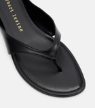 Herbert Levine Sun-kissed leather thong sandals