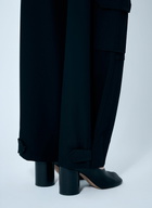 GANNI Solid Twill Suiting Cargo Pants