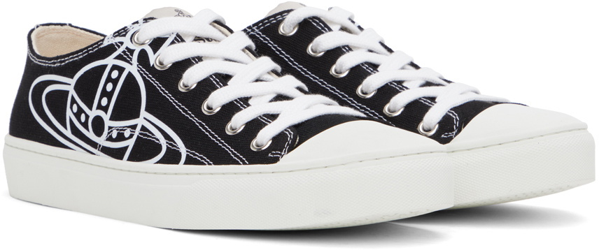 Vivienne Westwood Black Plimsoll 2.0 Low Top Sneakers