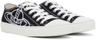 Vivienne Westwood Black Plimsoll 2.0 Low Top Sneakers