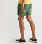 Saturdays NYC - Mid-Length Logo-Appliquéd Swim Shorts - Green