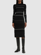 PROENZA SCHOULER - Rachel Striped Rib Knit Midi Dress