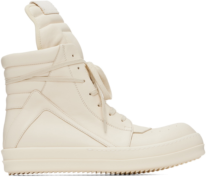 Photo: Rick Owens Off-White Porterville Geobasket Sneakers