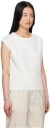 LEMAIRE Off-White Cap Sleeve T-Shirt