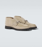 Gucci Horsebit suede desert boots