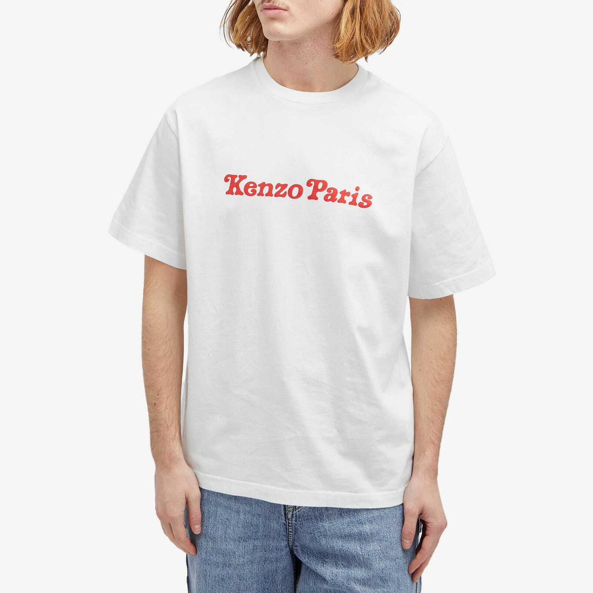 Kenzo Men's Verdy Collection Oversized T-Shirt in White Kenzo
