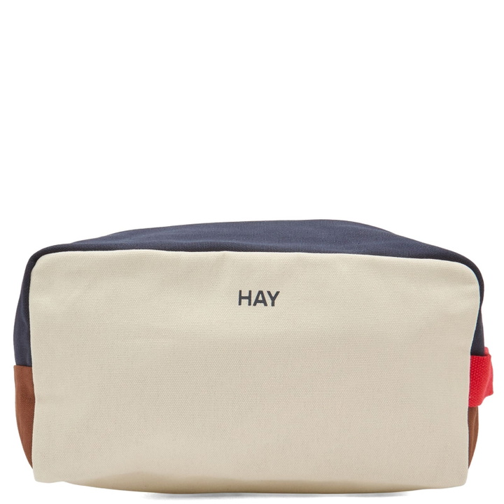 Photo: HAY Multi Wash Bag in Cream Multi 