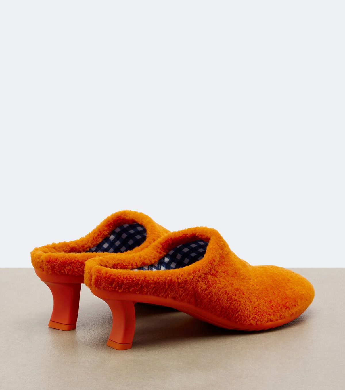 Loewe Dive shearling mules
