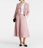 Dorothee Schumacher Layered Coolness organza-trimmed cropped jacket