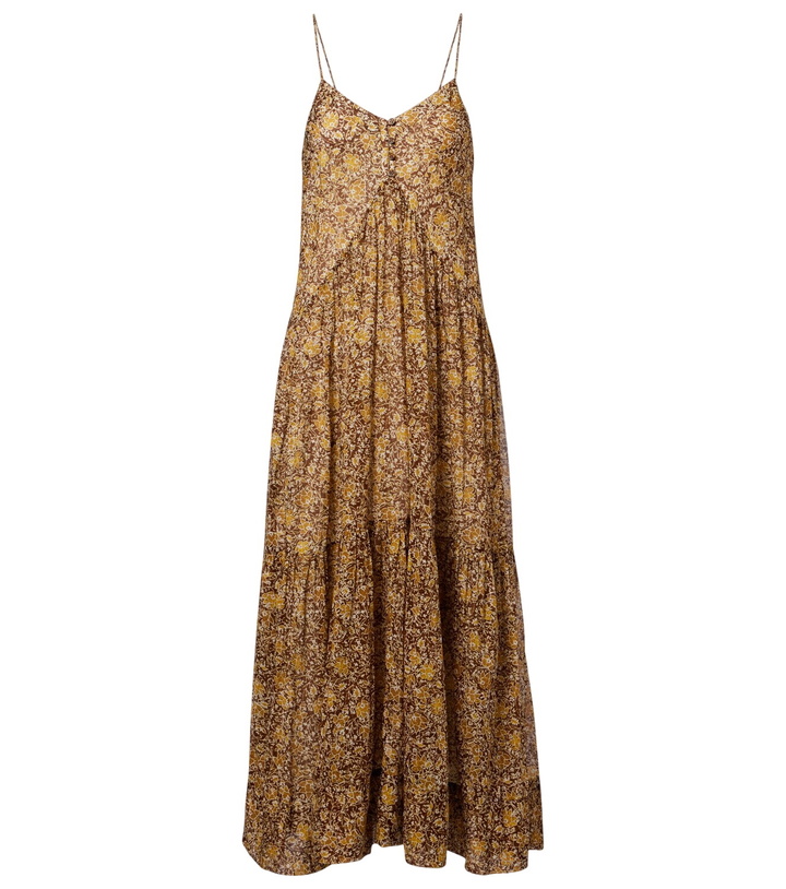 Photo: Marant Etoile Sabba floral cotton maxi dress