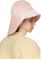 Maison Michel Pink Corduroy Julianne Bucket Hat