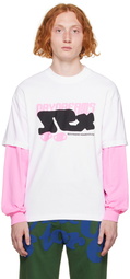 Video Store Apparel White 'Daydreams' Long Sleeve T-Shirt