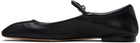 Aeyde Black Uma Mary-Jane Flats