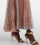 Zimmermann Illustration Sunray paisley caped midi dress