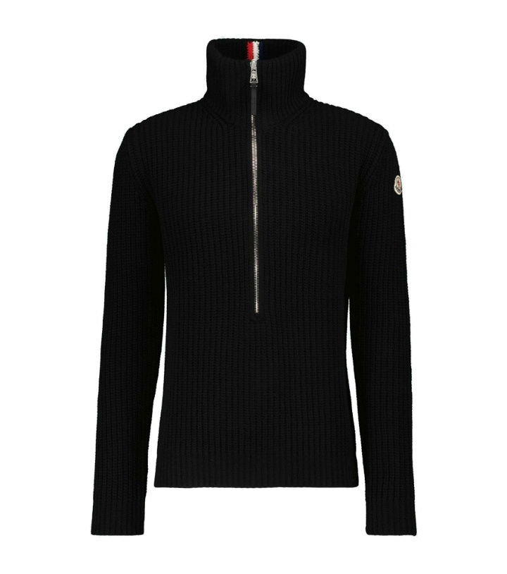 Photo: Moncler - Knitted half-zipped sweater