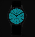 Timex - MK1 Camper Aluminium and Oiled-Canvas Watch - Black
