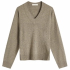 Faithfull The Brand Women's Frederikke Cashemere Sweater in Taupe Marle