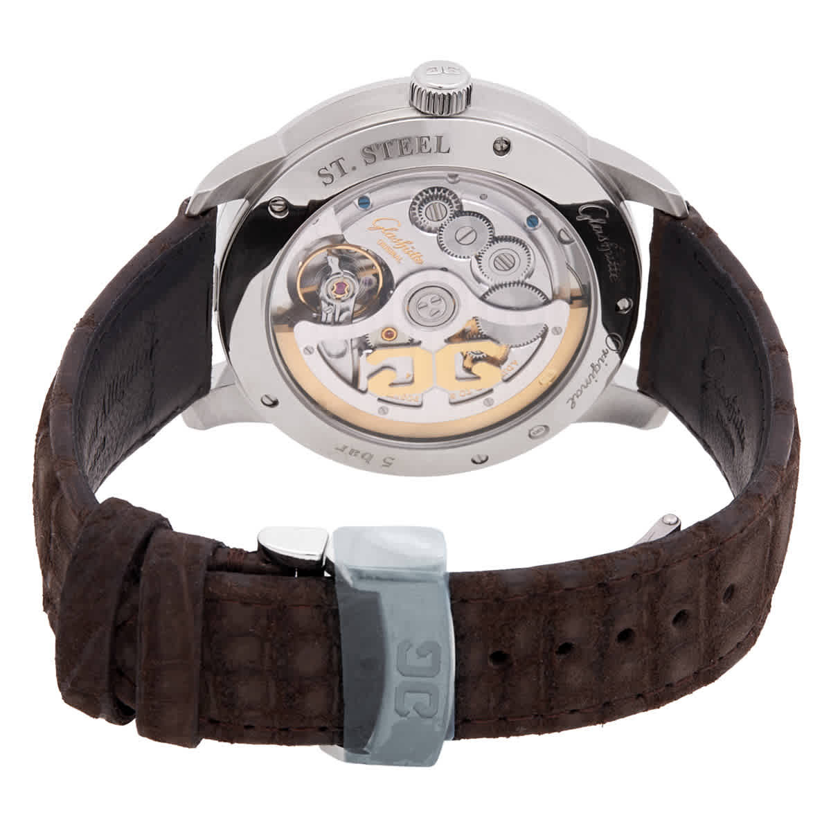 Glashutte Original Senator Excellence Panorama Date Automatic Silver Dial Mens Watch 1-36-03-05-02-51