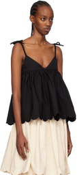Le Petit Trou Black Carmen Camisole