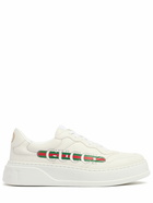 GUCCI Chunky B Faux Leather Sneakers