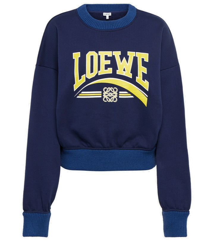 Photo: Loewe - Logo cotton sweatshirt